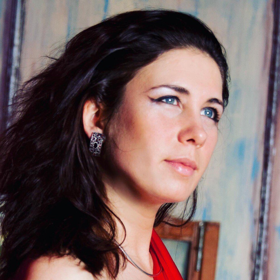 Natalia Veyner in her studio